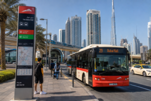 Travel in Dubai using metro, buses, taxis, and public transport with easy access to major attractions and landmarks across the city in 2026.