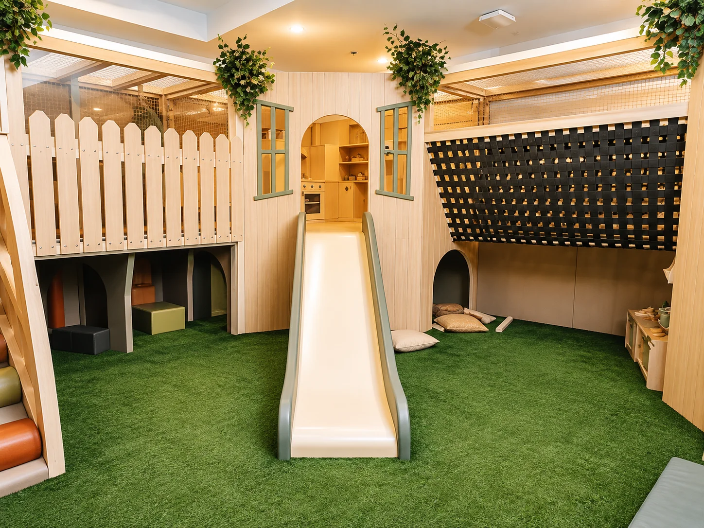 Soft-play equipment and sensory play areas at StuDIYo Play in Times Square Center