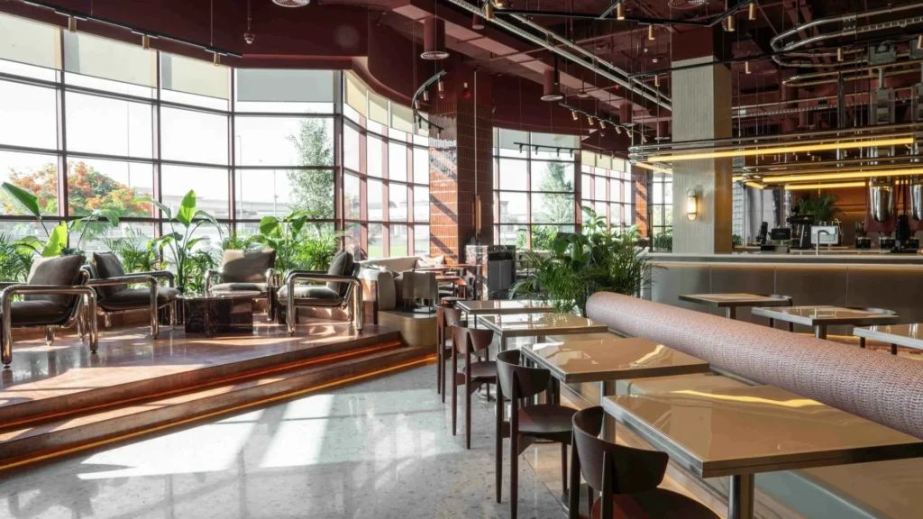 Interior of Cherry House in Al Safa, one of the new coffee shops in Dubai that opened in May 2026